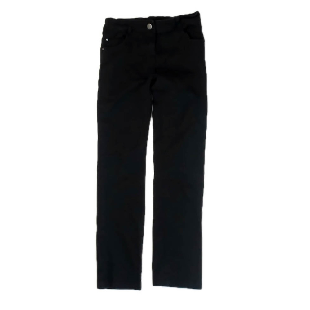 Okaidi Girls Black Jeggings size: 9 Years